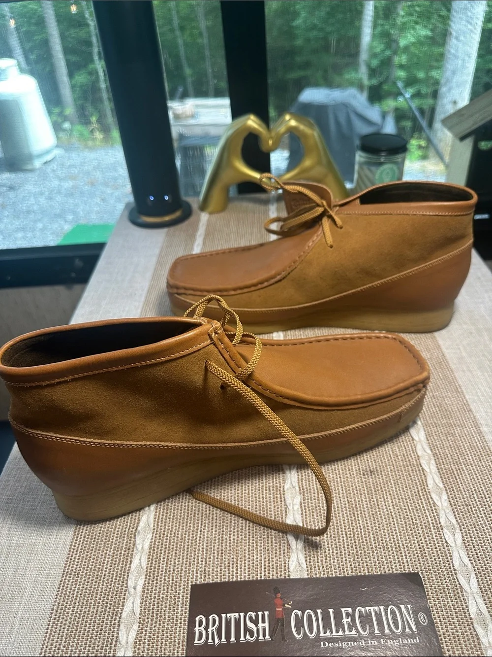 Men’s Tan Leather Chukka Boots
